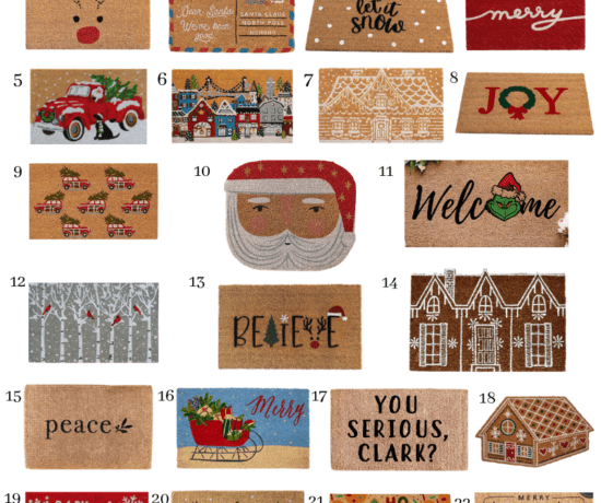the best Christmas doormats