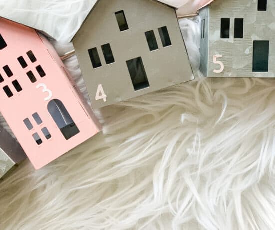 little galvanized houses advent calendar