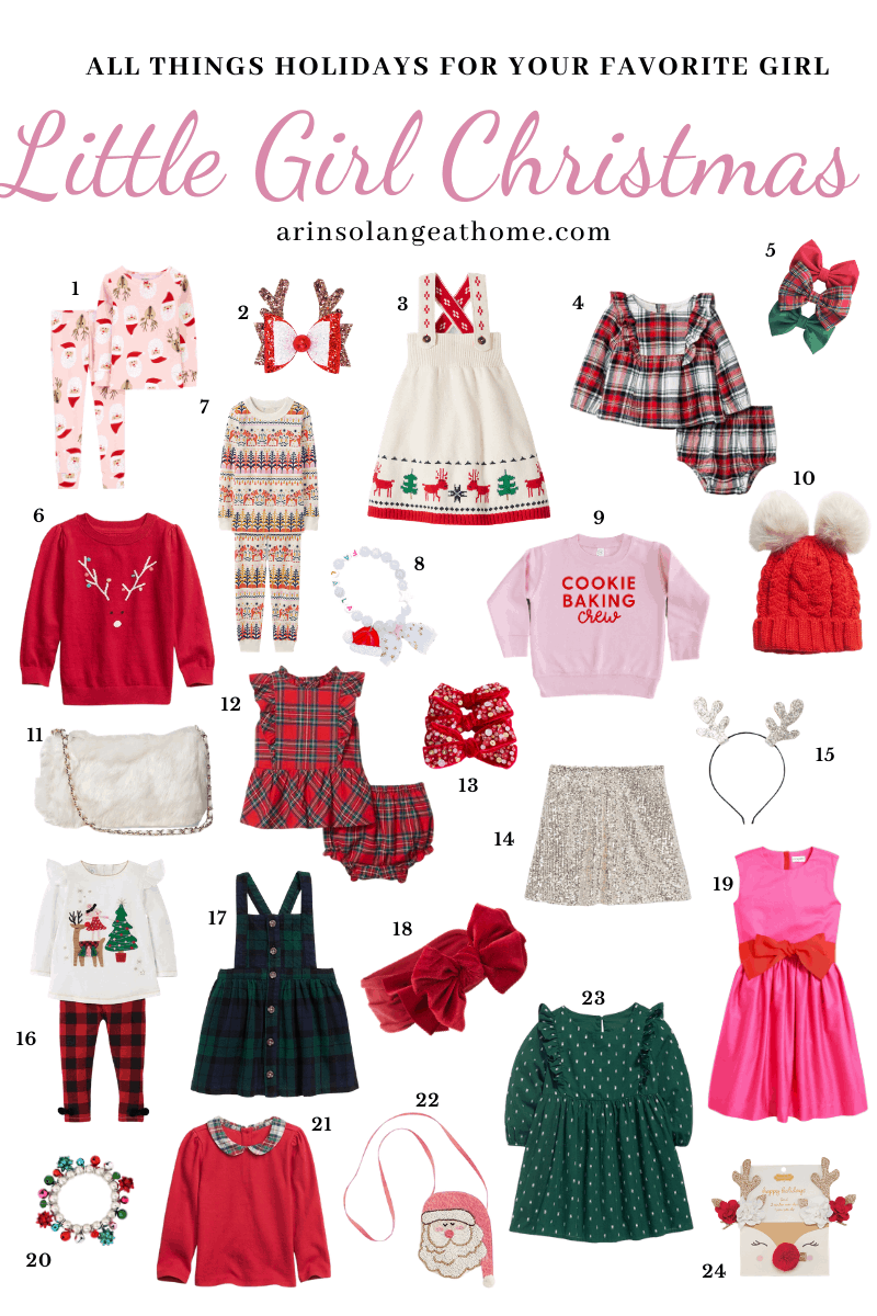 The Best Girls Christmas Outfits - arinsolangeathome