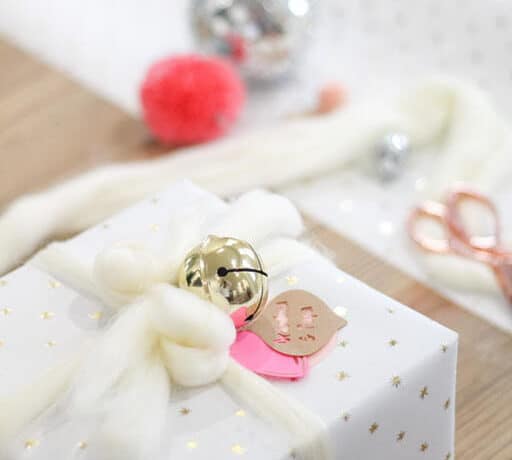 wrapping Christmas presents