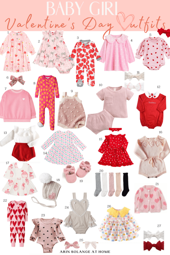 Valentine's Day Outfits for Baby Girl