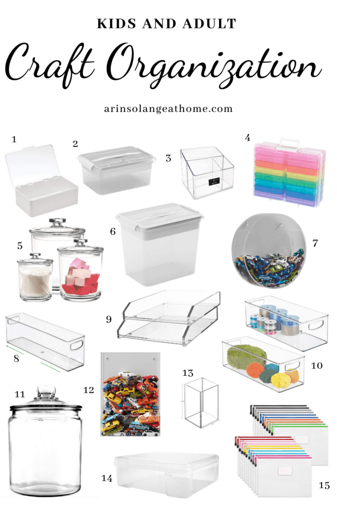 27 Clever Craft Storage Ideas You Need Now  A Visual Merriment: Kids Crafts,  Adult DIYs, Parties, Planning + Home Decor