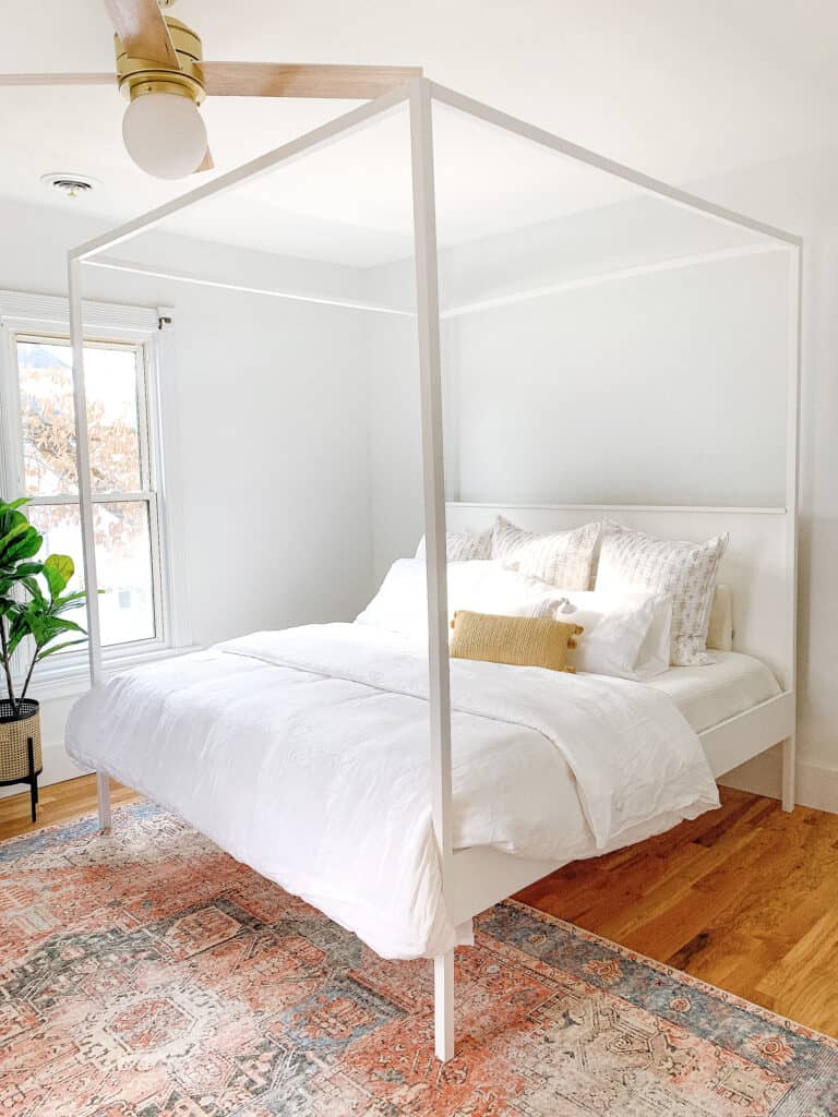 DIY King Sized Canopy Bedframe