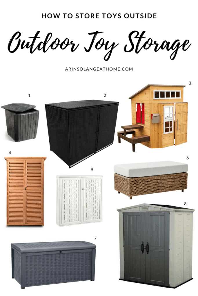 ideas for outdoor toy storage