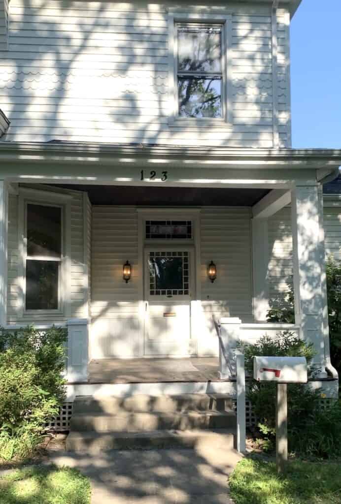 Front Porch on 1860s home