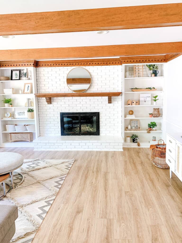 bright white living room