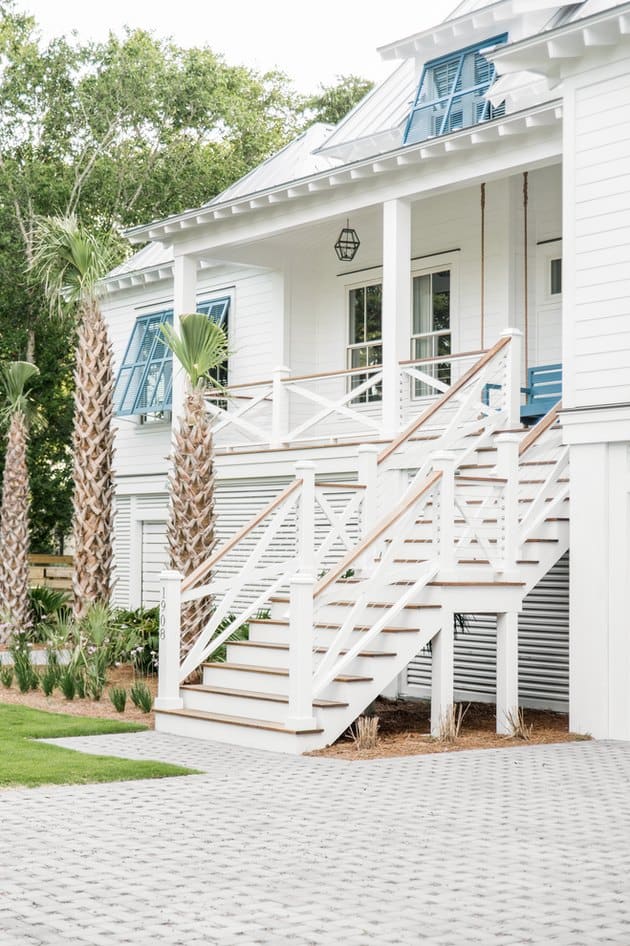 If your balcony railing has slats that are too wide, add plastic chicken  wire. Use twist ties to attach…