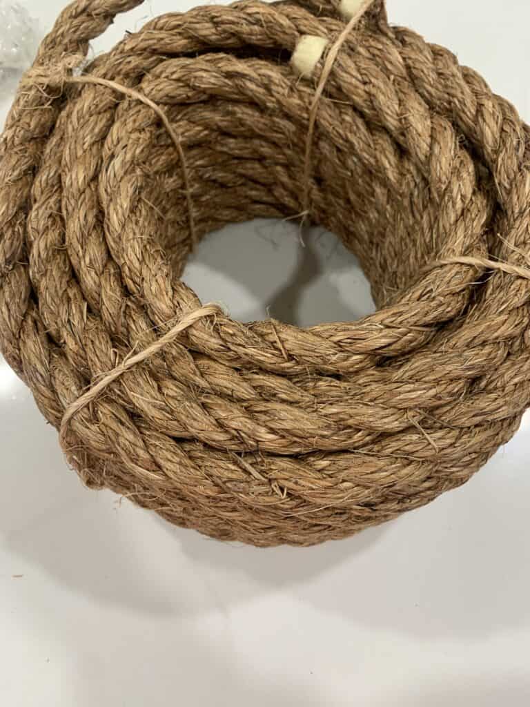 rope for hanging a DIY Porch Swing 