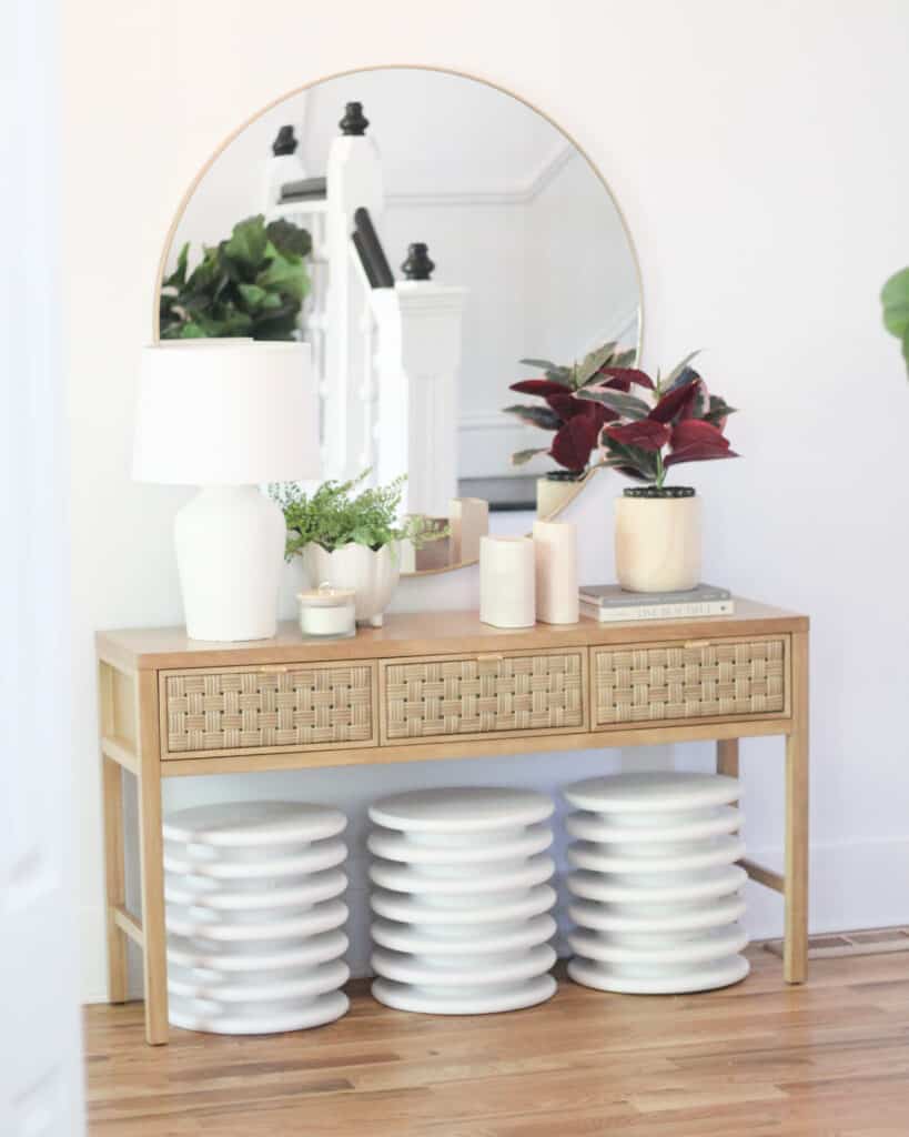 Entryway with Stools