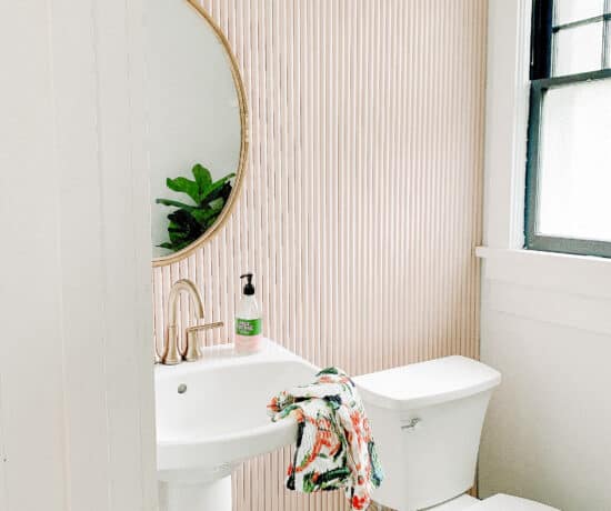 DIY fluted wall tutorial