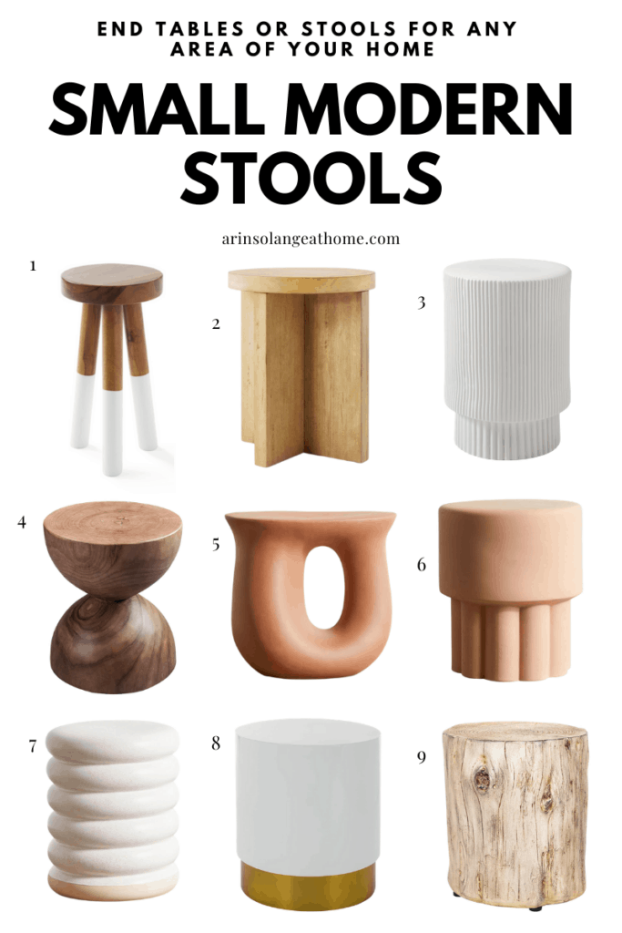 Small 2025 modern stool