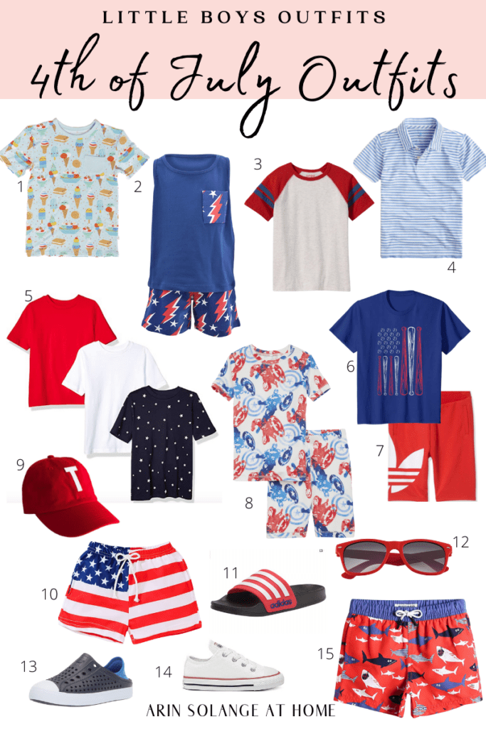 4th of july kid clearance outfits