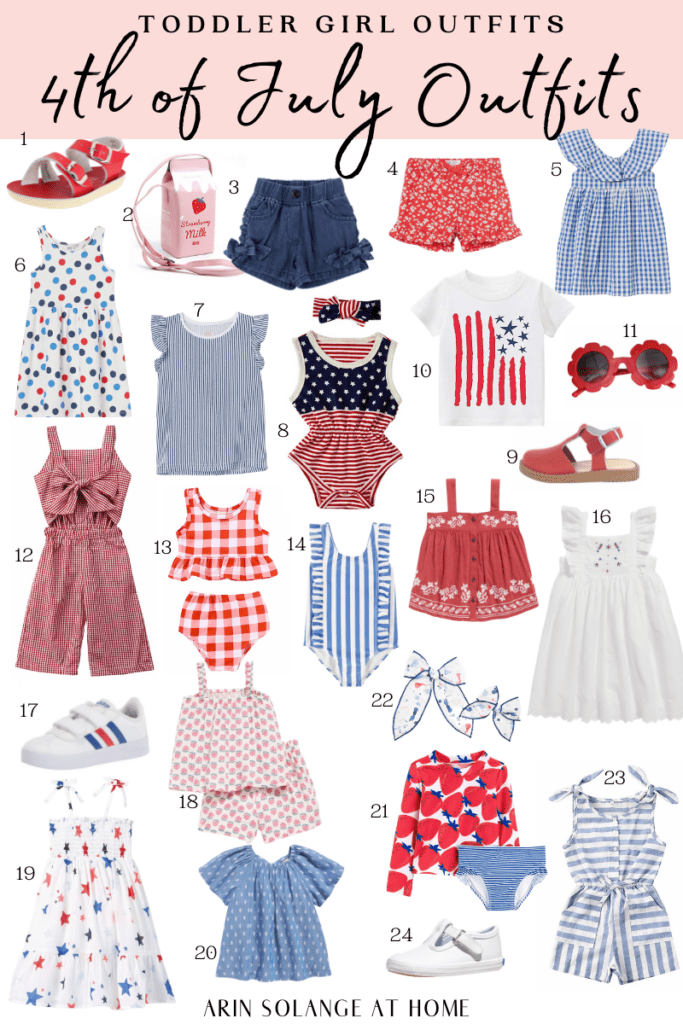 Toddler Girl 4th of July Outfits 
