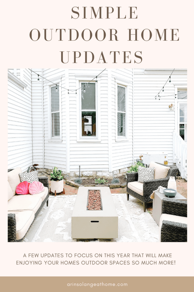 simple outdoor home updates