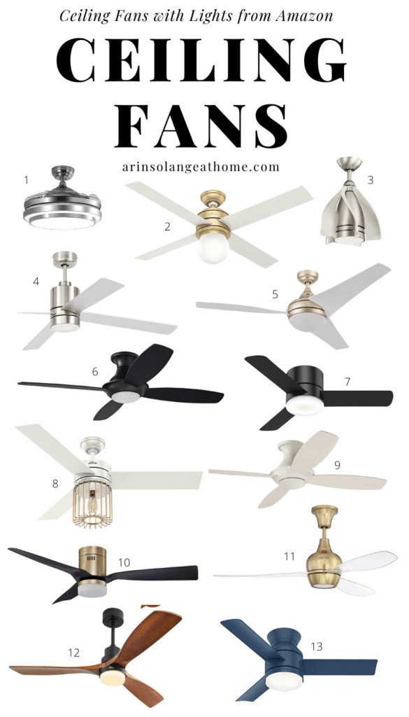 best ceiling fans for bedroom with lights