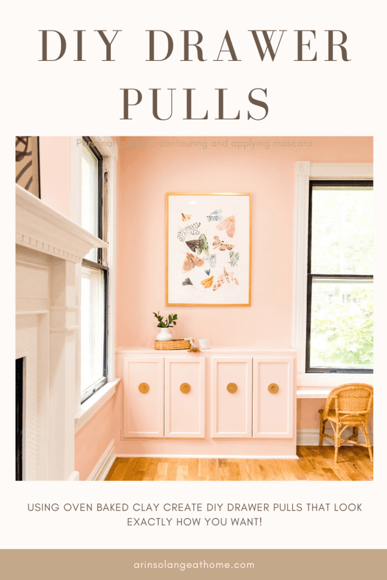 DIY Drawer Pulls from Baked Clay - arinsolangeathome