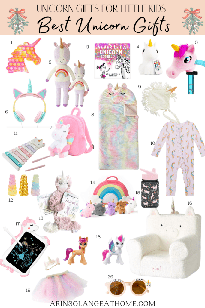 Unicorn gift ideas store for toddlers