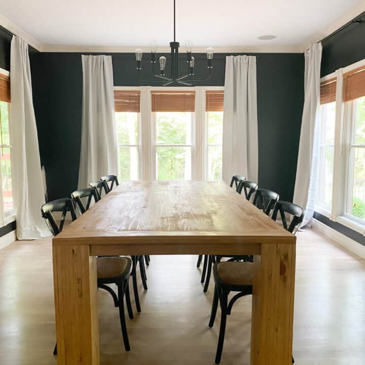 how to make dining room table