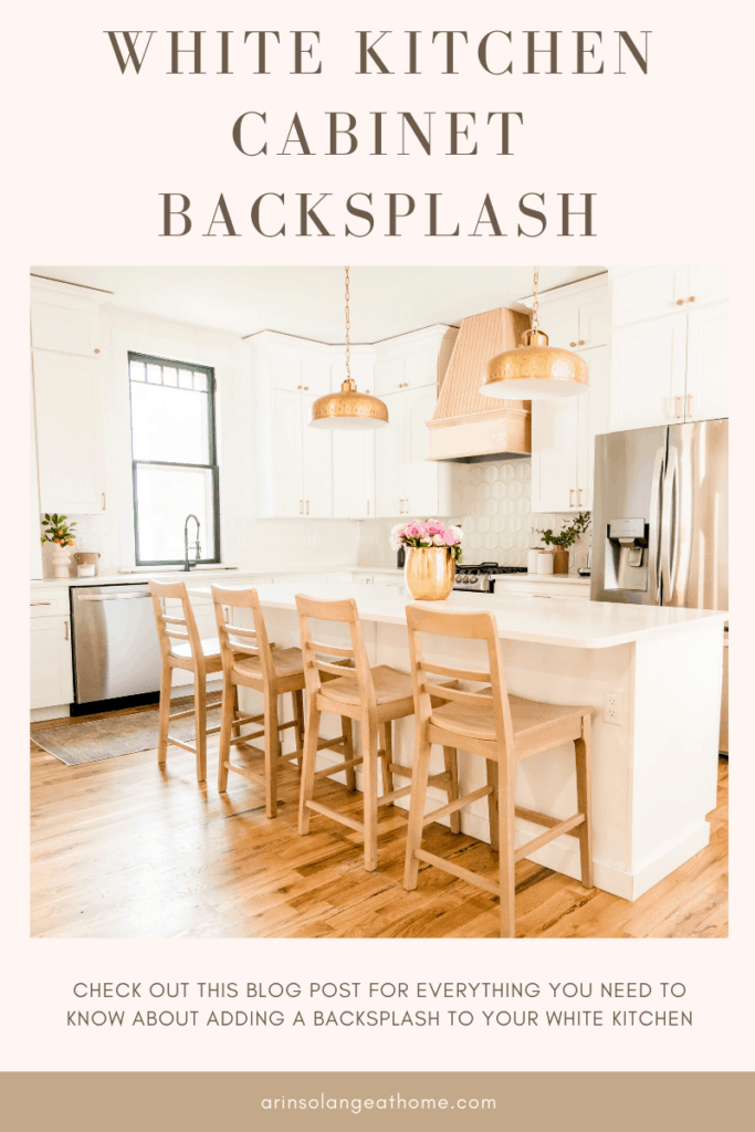 White Kitchen Cabinet Backsplash Ideas - arinsolangeathome