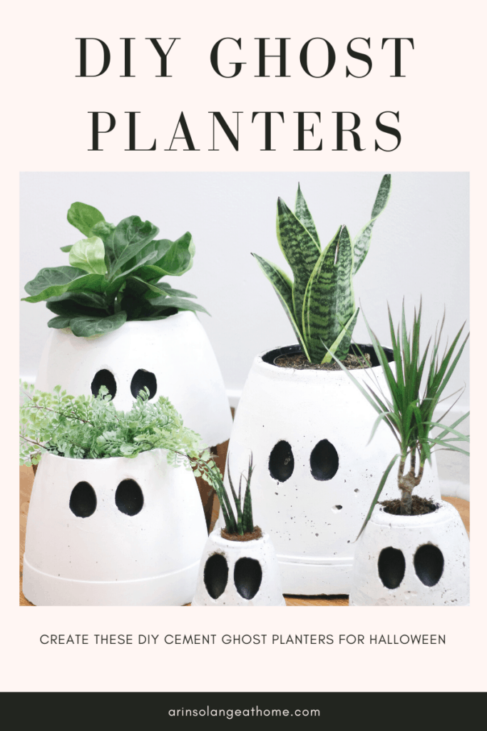 DIY Ghost planters