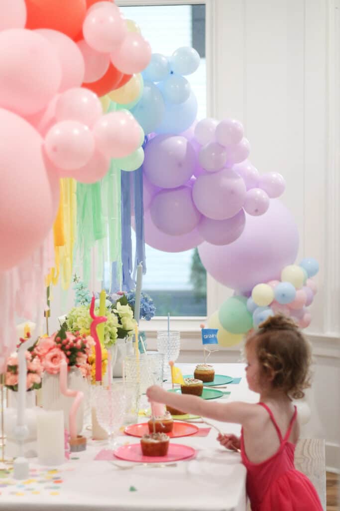 Rainbow Birthday Party 