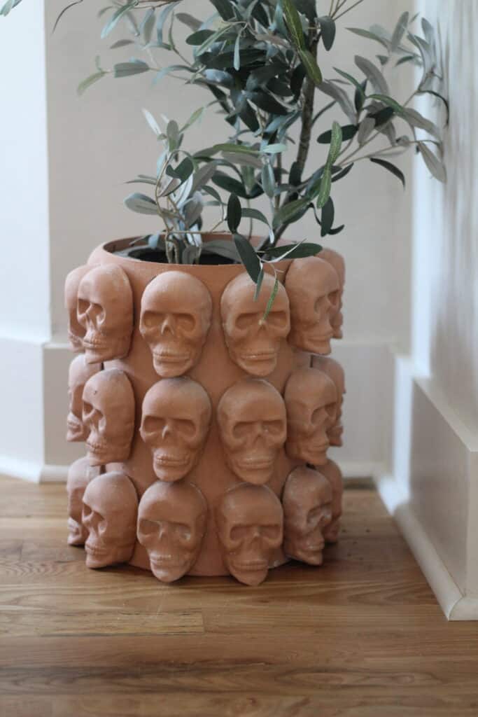 Terracotta Skull Planter 