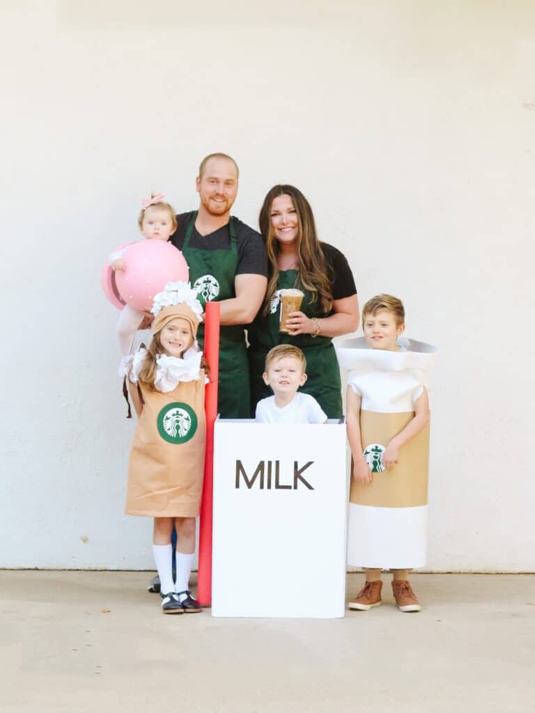 Family Starbucks Halloween Costume