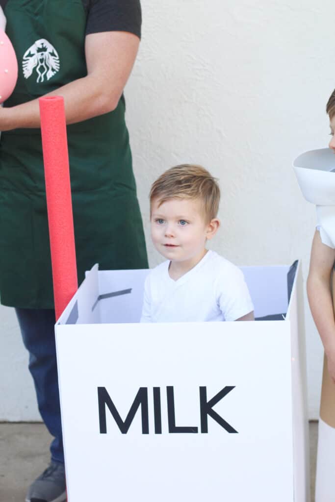 DIY Milk costume