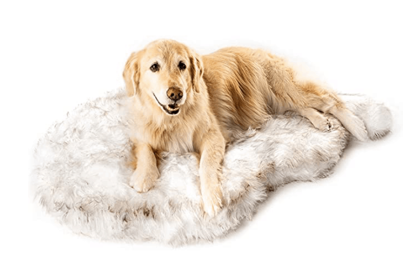 faux fur dog bed 