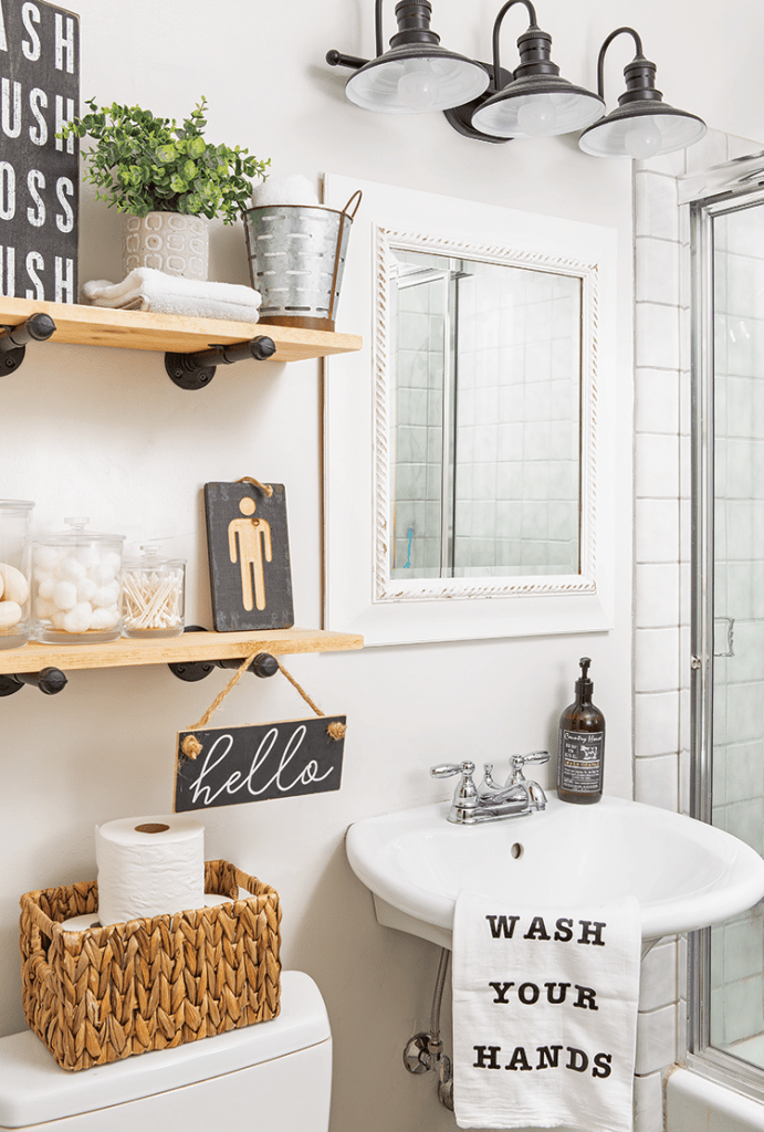 Under Bathroom Sink Organization Ideas for Small Powder Room