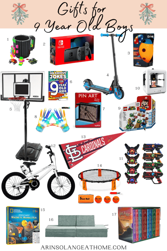 The Best Gifts for 9 Year Old Boys arinsolangeathome