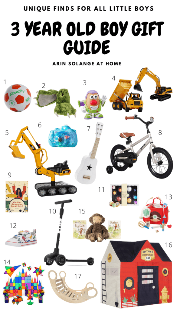 Gifts for 3 Year Old Boys