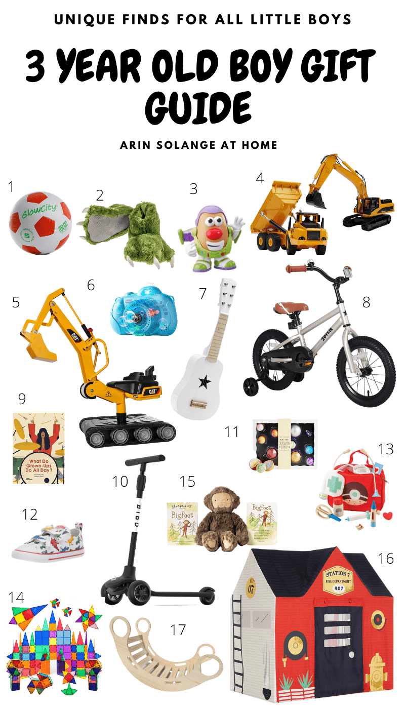 Best Gifts for 3 Year Old Boy - arinsolangeathome