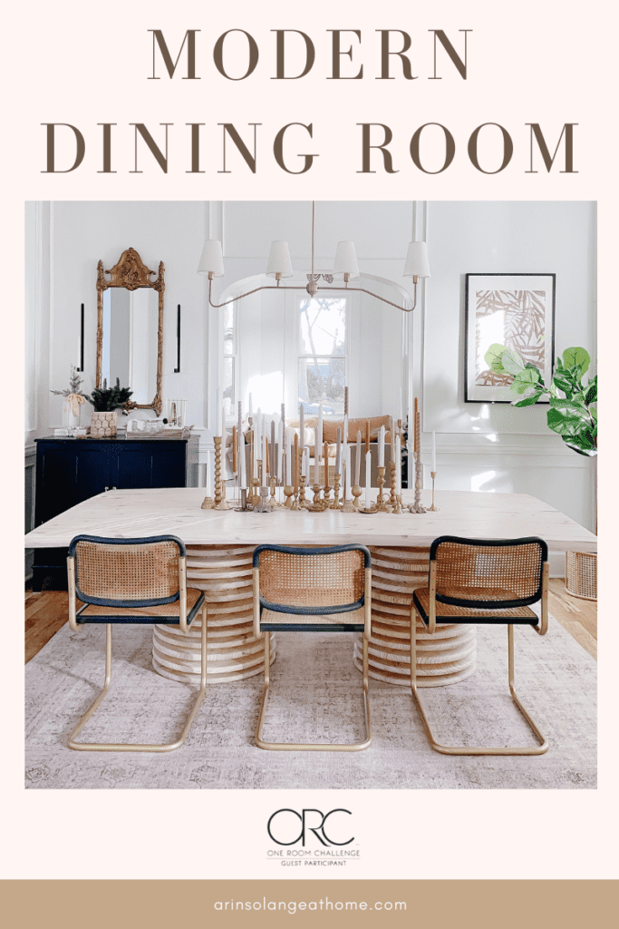 Modern Dining Room Reveal 