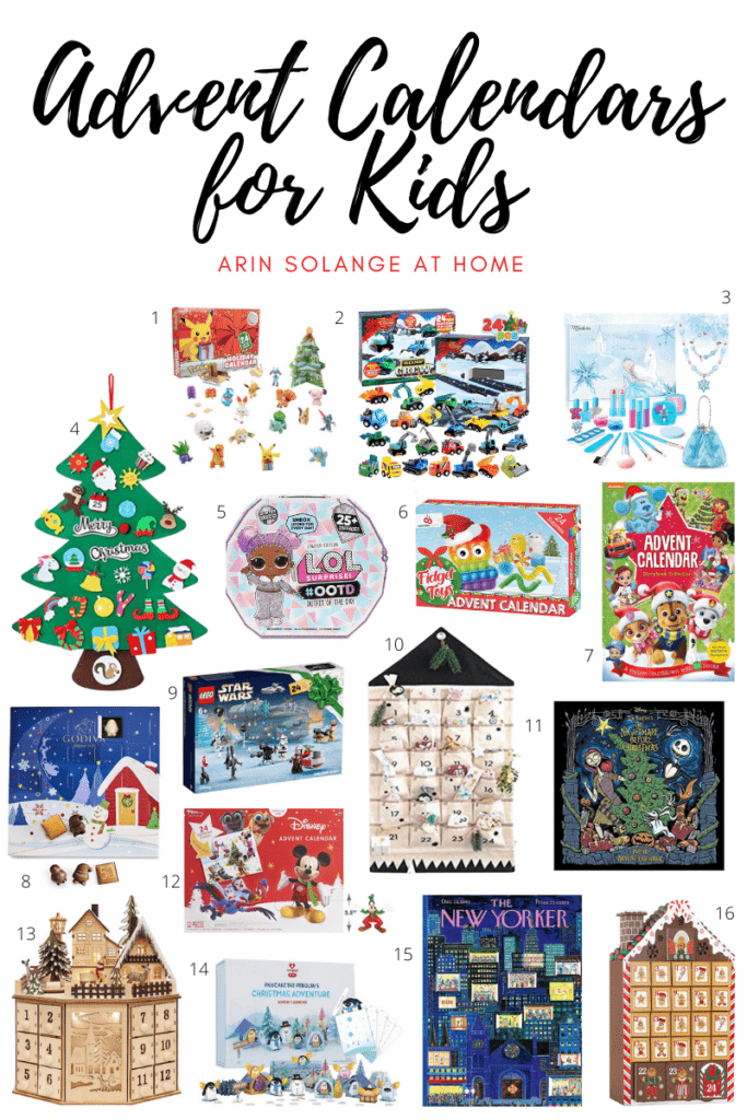 Advent Calendar Ideas for Kids 