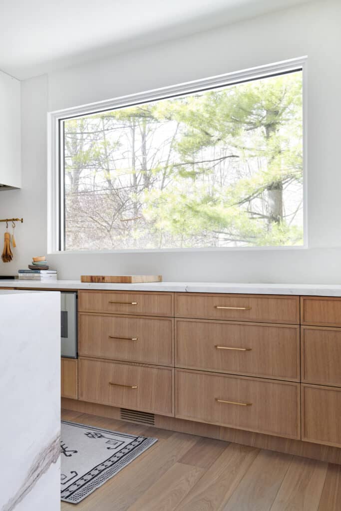 modern kitchen with natural light