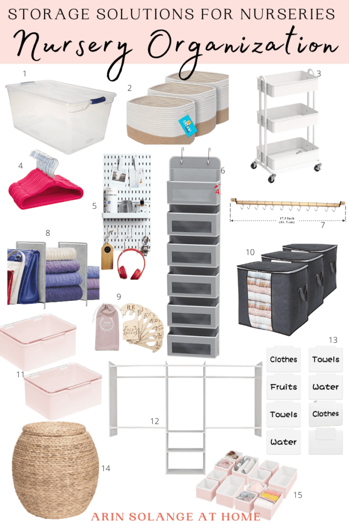 nursery organization ideas