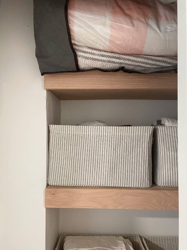 An Organized Linen Closet 