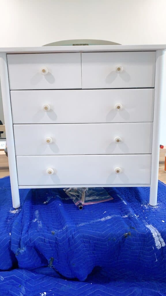 IKEA Bjorksnas Dresser Painted white 