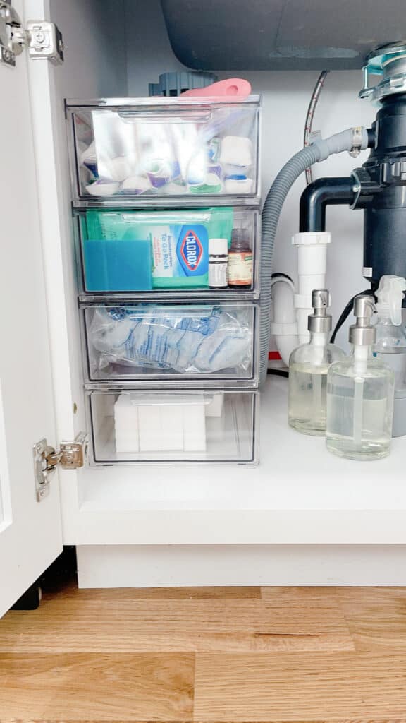 Under sink kitchen organization ideas