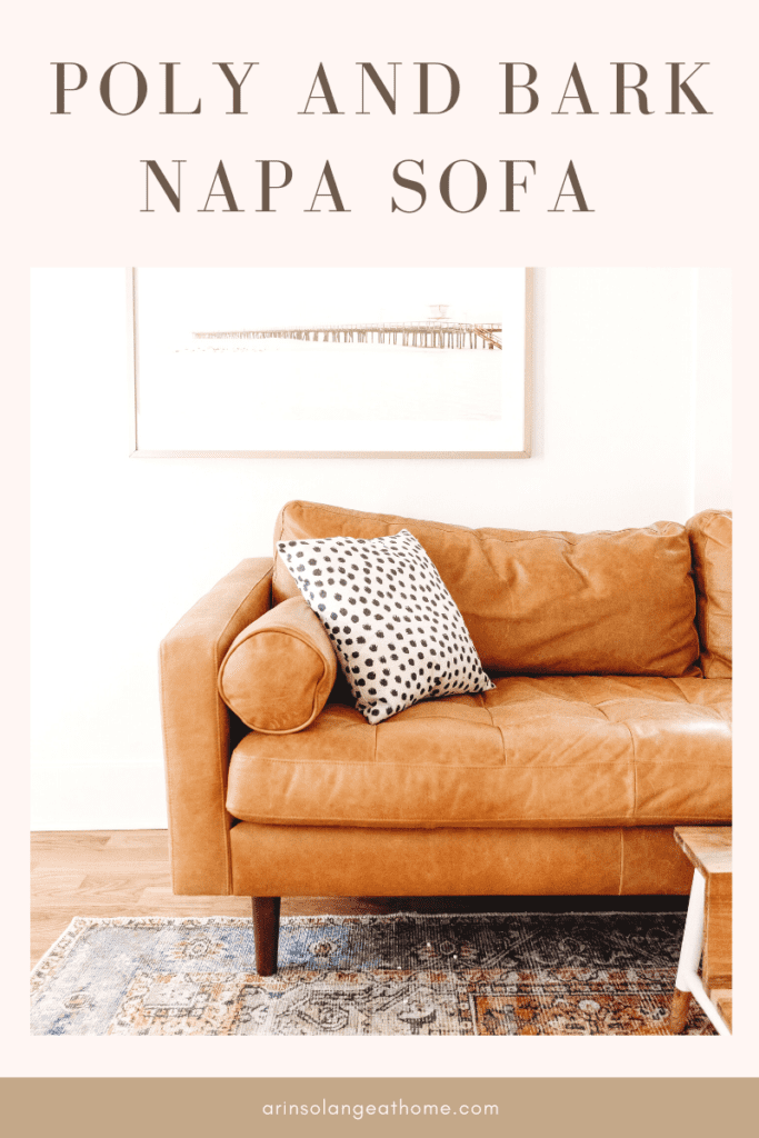 Napa sofa poly on sale and bark