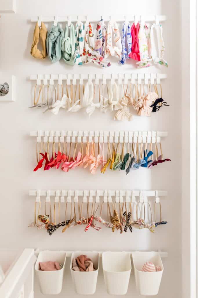 Nursery shop clothes organization