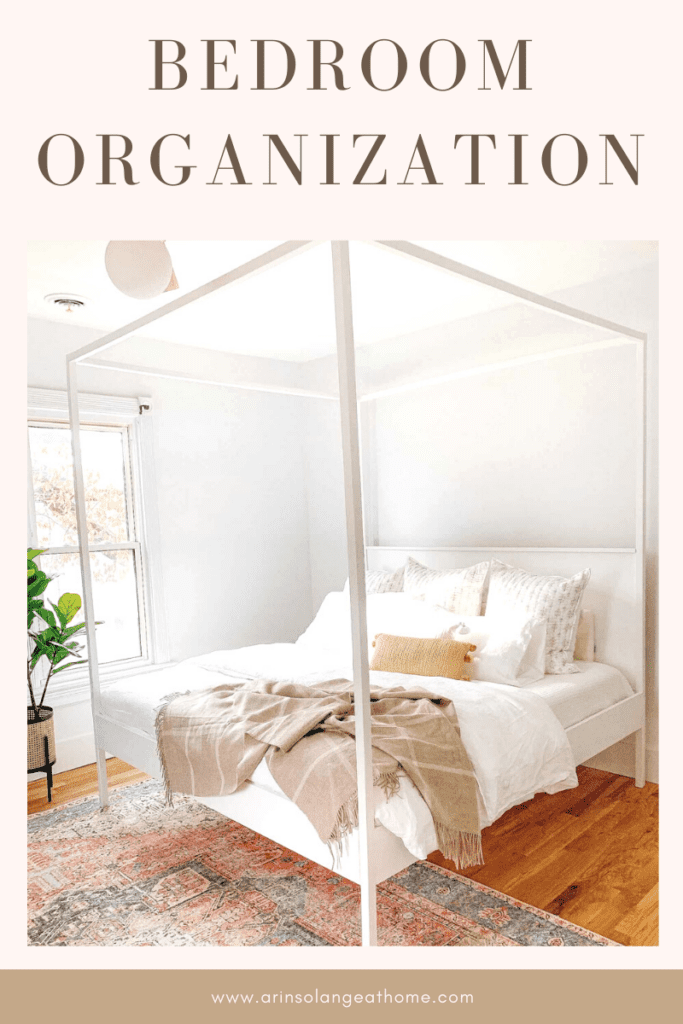 bedroom organization ideas