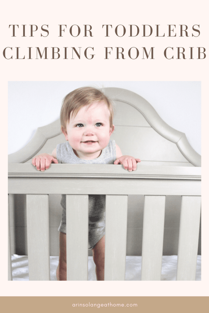 18 month old hotsell crawling out of crib