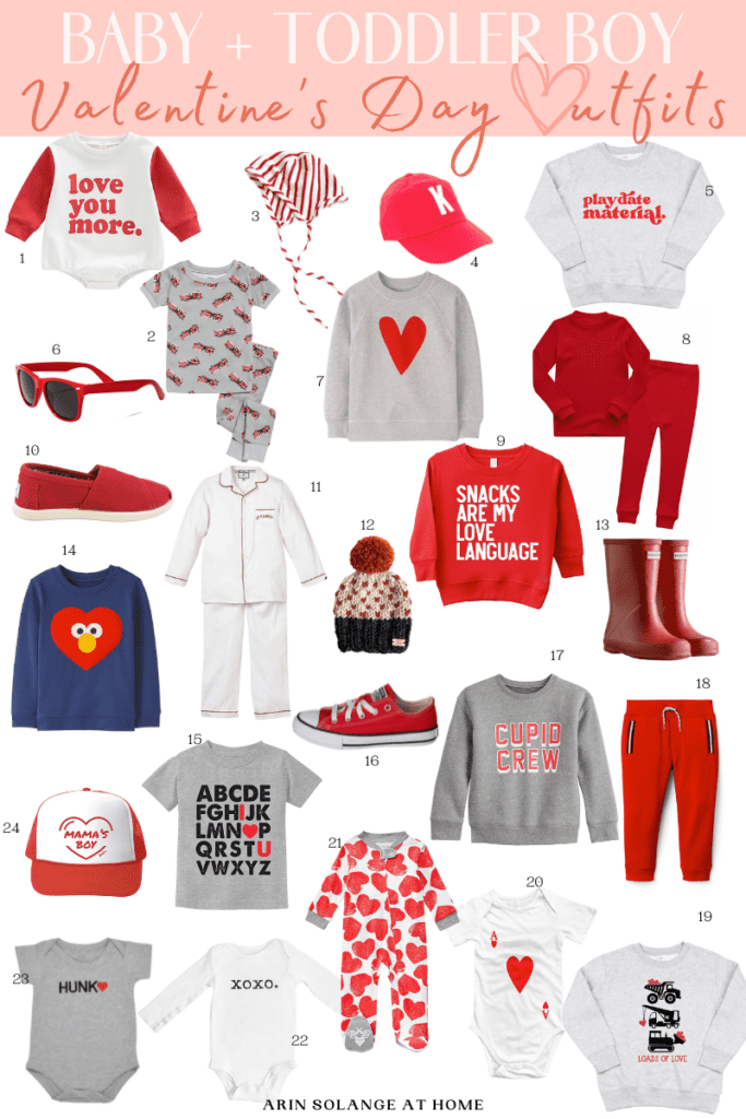 Little Boy Valentine's Outfits