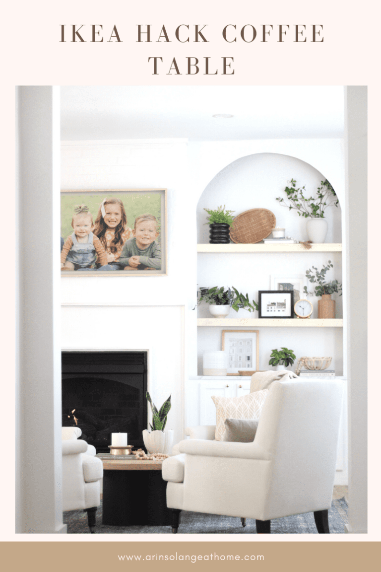 Easy IKEA Coffee Table Hack arinsolangeathome