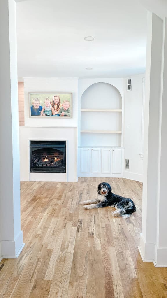 DIY Arched Built ins 