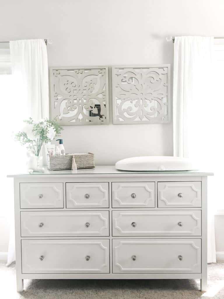 Ikea hemnes on sale dresser nursery