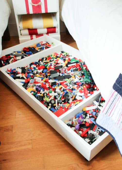 underbed LEGO storage