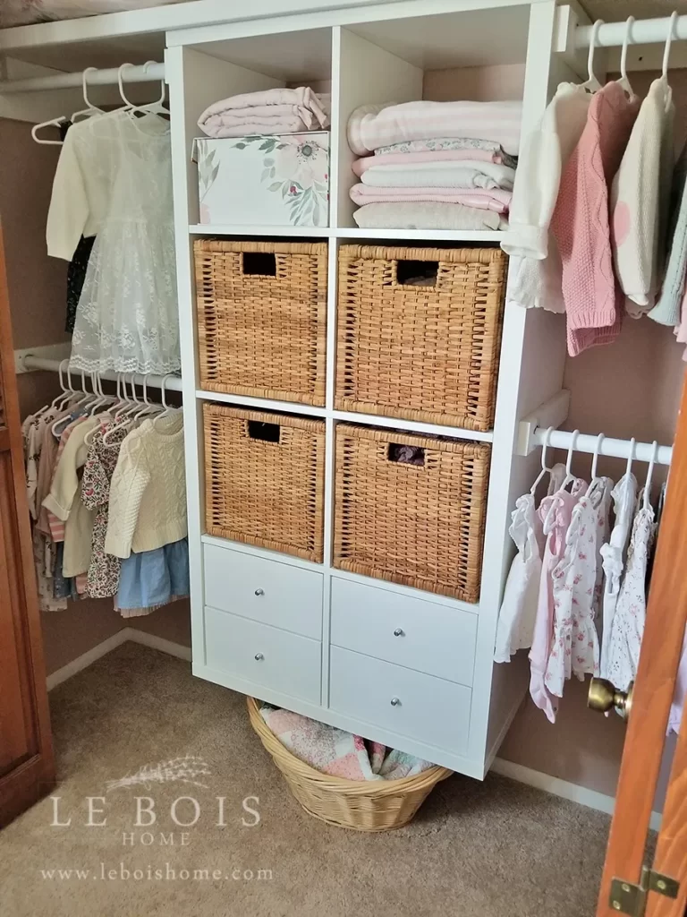 ikea kallax closet organization system